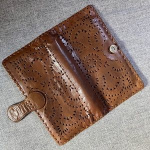 CLEOBELLA Mexicana Leather Soft Wallet - Natural Tan